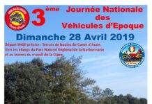 28 avril 2019. La Clape en anciennes. dans le cadre de la JNVE