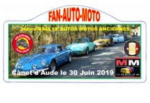 34ème Rallye du Fan Auto-Moto. 30 Juin 2019.