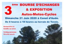 21 juin 2020. 3ème bourse d’échange. ANNULÉE.