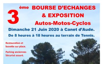 21 juin 2020. 3ème bourse d’échange. ANNULÉE.