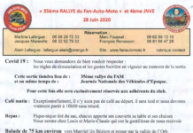 35ème rallye du FAM et 4ème JNVE.