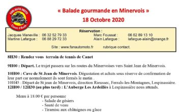 18-10-2020. Balade gourmande en Minervois