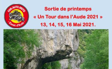 Un tour dans l’Aude. Du 13 au 16 mai 2021
