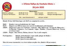 26 juin 2022 : 37ème Rallye du Fan Auto Moto